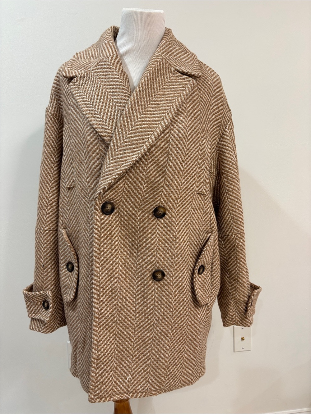 Women’s  Wool Coat - tan